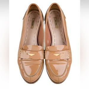 Miu Miu Patent Leather Loafers